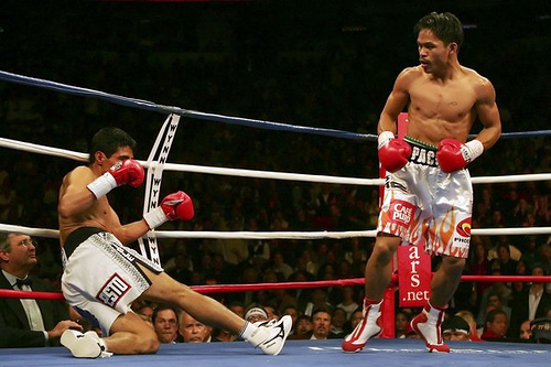 this is the day when Pacquiao avenged his defeat from Erik Morales