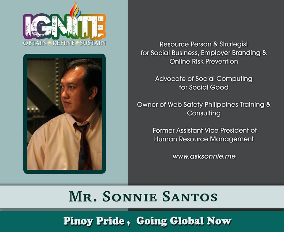 Sonnie Santos- Sought After Speaker