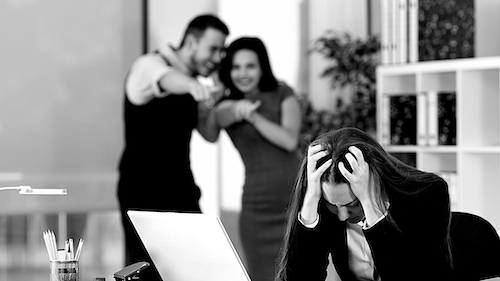 Illustration showing how corporate culture and personal beliefs shape employee behavior in the workplace