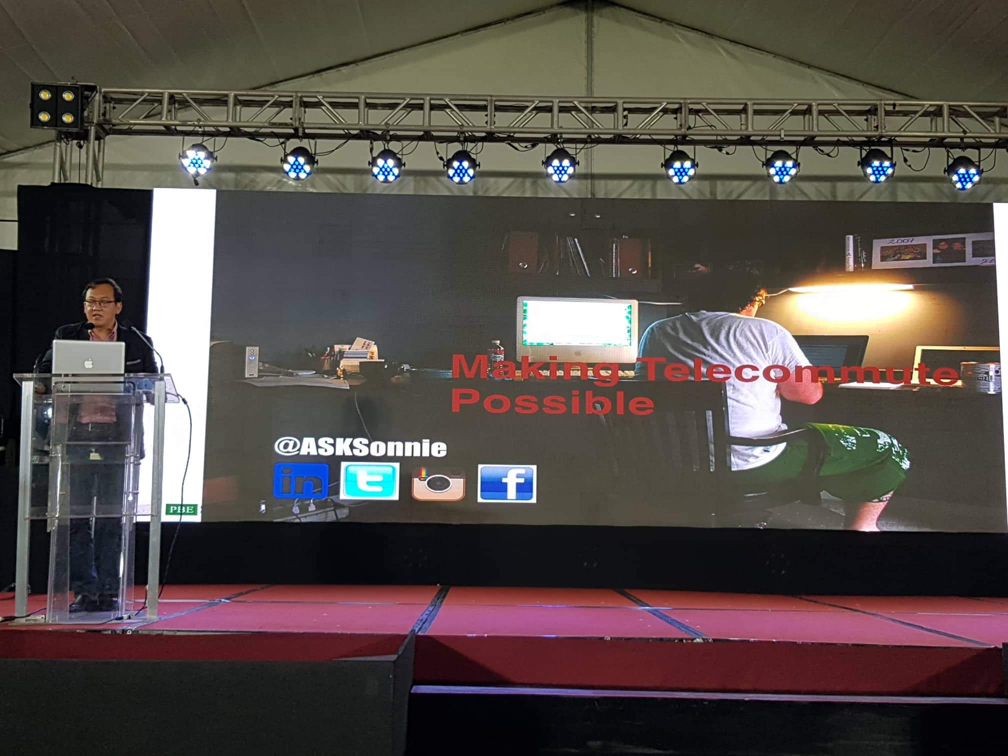 RA 11165 or Telecommuting Act talk by Sonnie Santos