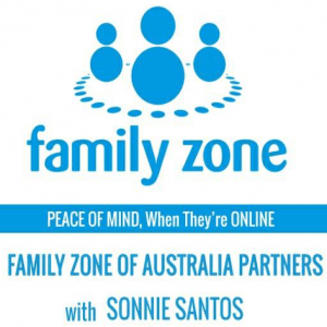 Sonnie Santos collaboration with Family Zone Australia promoting cyber wellness and web safety