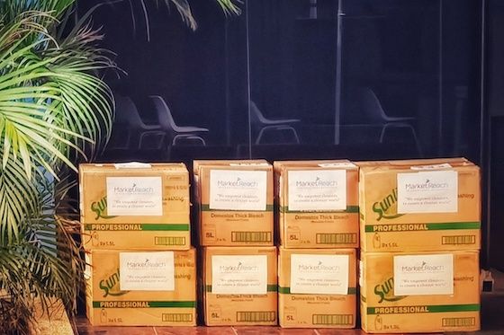 Church receives the donation