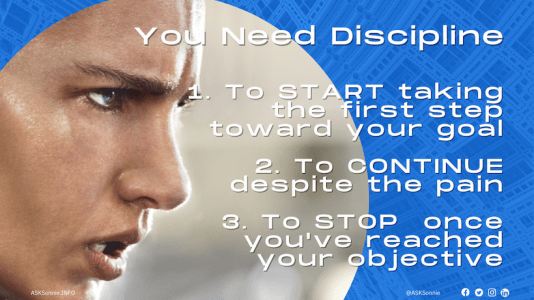 A visual representation of the question when Discipline Is Needed The Most in color