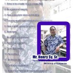 14 Work Life Principles of Henry Sy Sr.