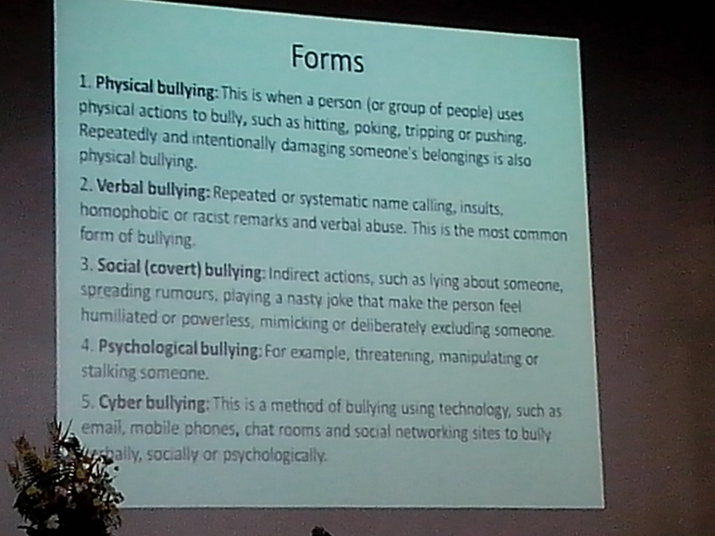 Forms of Bullying