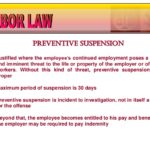 Preventive Suspension is not a penalty