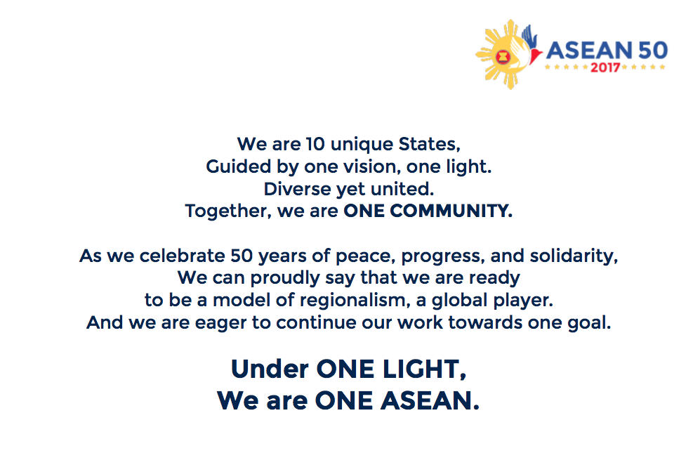 ASEAN 50 Message