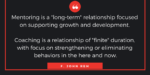 T Mentoring- a long term relationship