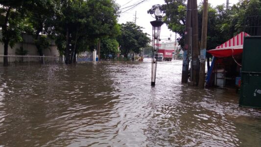 Floods that can cause work suspension