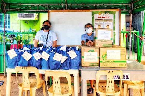Barangay recipients of empathetic leadership donation