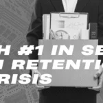 A professional is seen leaving the company, depicting retention crisis in the Philippines